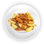 French Fries & Korma Sauce 